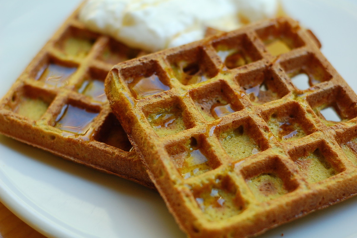 Using your starter: blender sourdough veggie waffles – Long Stitch Kitchen