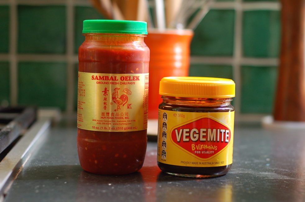 My favorite, perfect lunch: eggy avocado toast with Vegemite and sambal ...